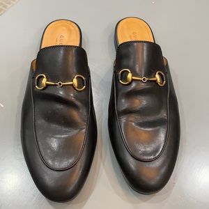 Black Gucci Mules